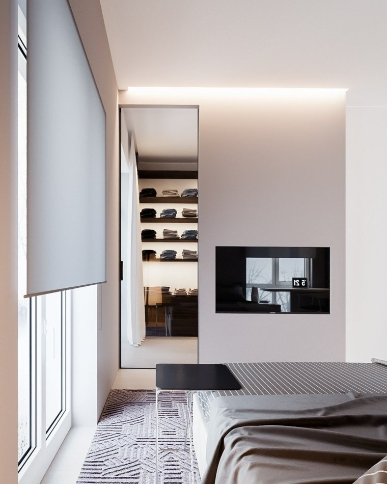 suvremena spavaća soba minimalizam deko zen stil za odrasle