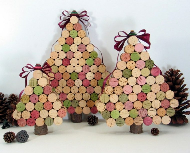 Božićni ukrasi za stvaranje originalne ideje Proizvodnja čepova za božićno drvce