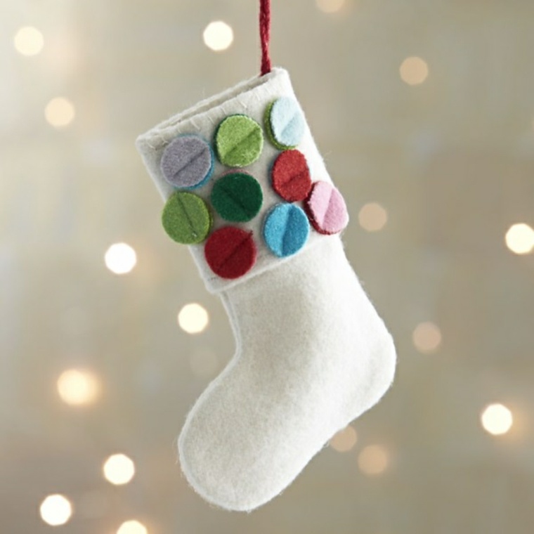 Božićni ukras za izradu vunenih čarapa izvorna ideja