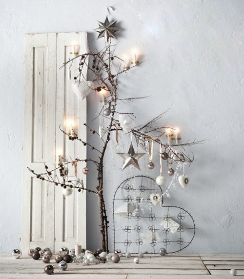 fényes skandináv karácsonyi dekoráció