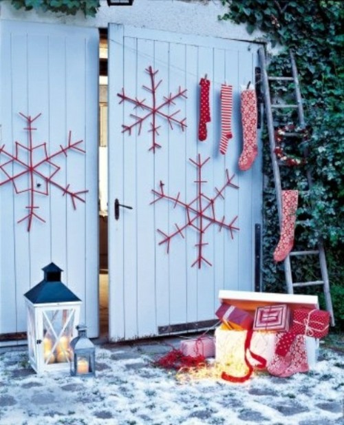 skandináv karácsonyi dekoráció