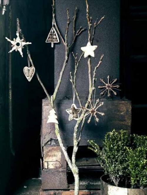 rusztikus fa karácsonyi dekoráció