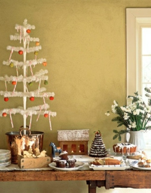 Skandináv rusztikus dekoráció karácsony