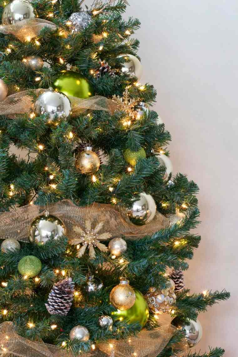 hogy zöld karácsonyfa dekoráció