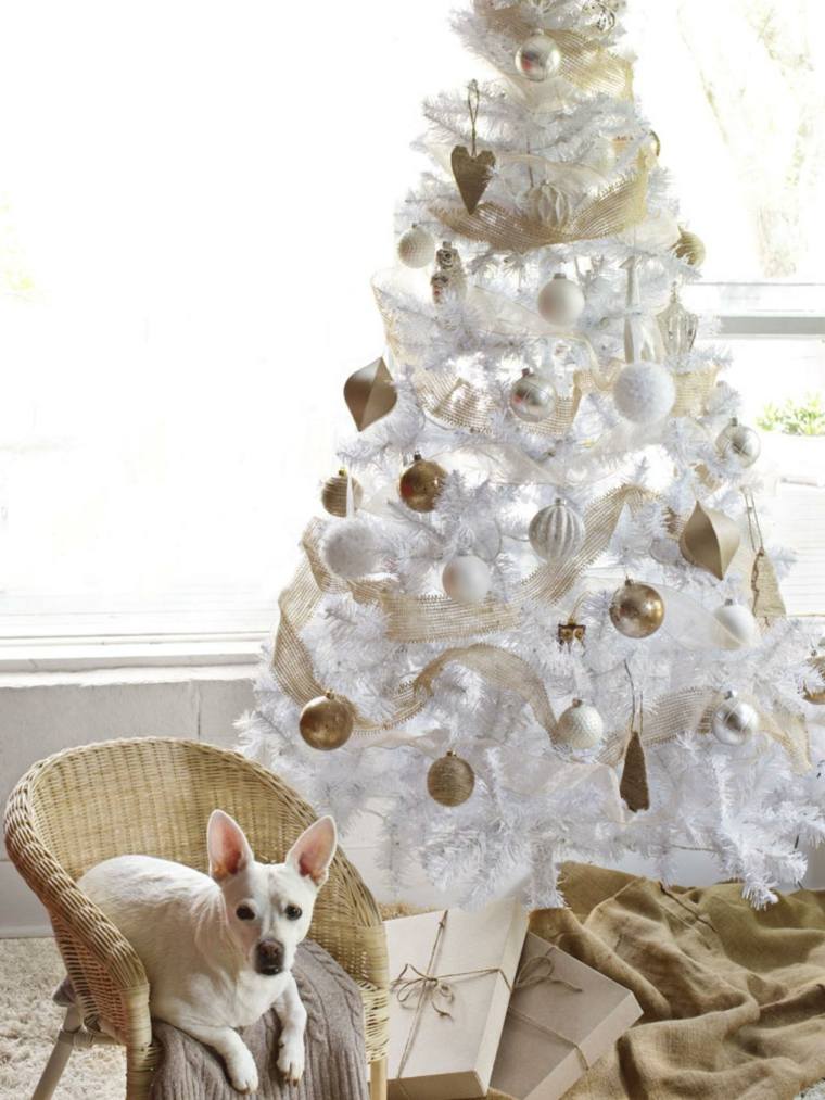 eredeti fehér karácsonyfa dekoráció