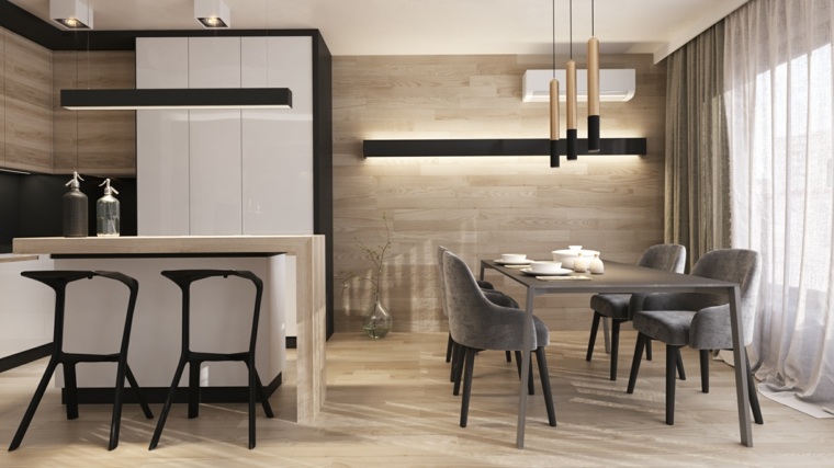 férfias-konyhás-deco-étkezős-modern-bútor-fa-falazat