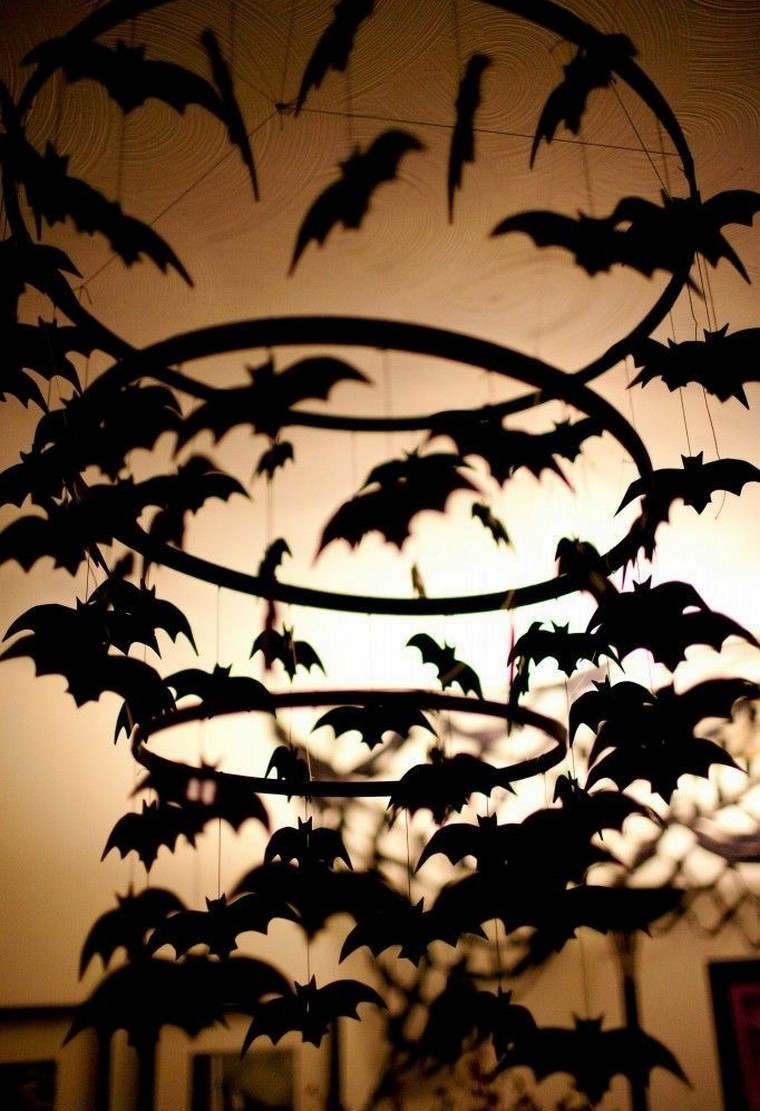 Decorazione di Halloween per creare alcune idee spaventose da pipistrello