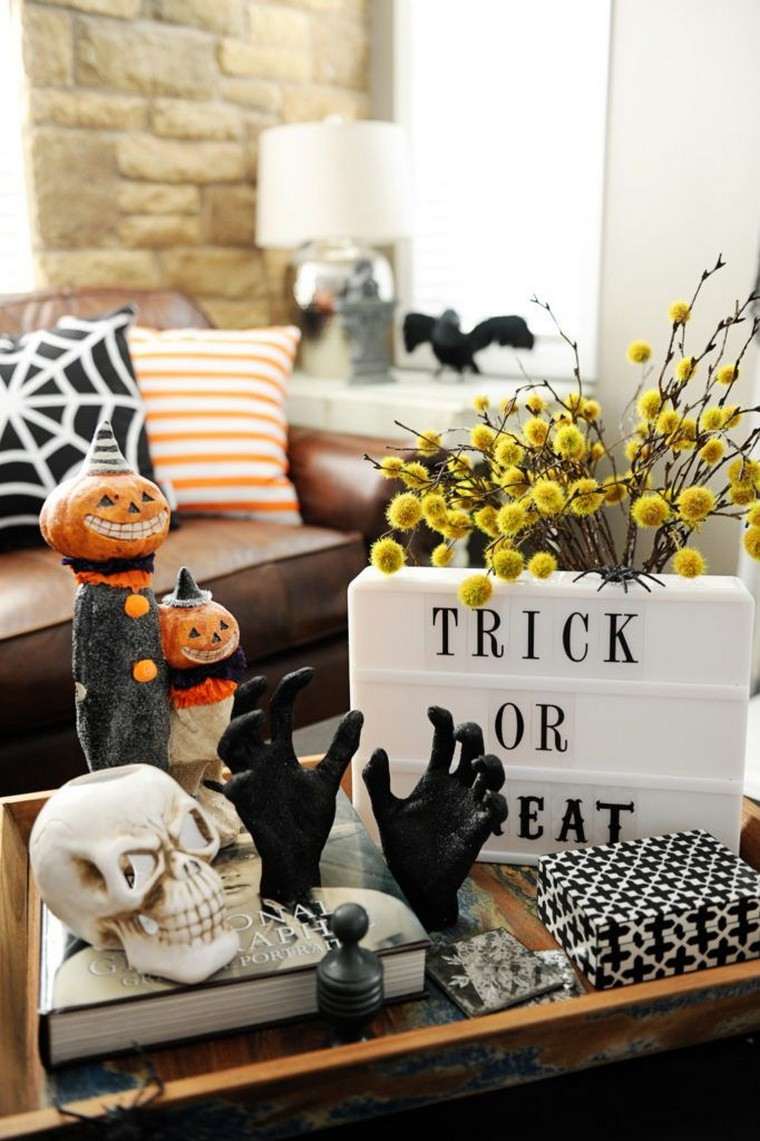 halloween-deco-tavolo da soggiorno