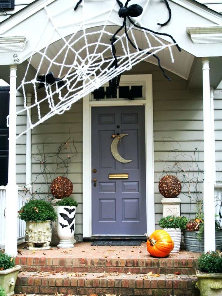 decorazione del portico per halloween