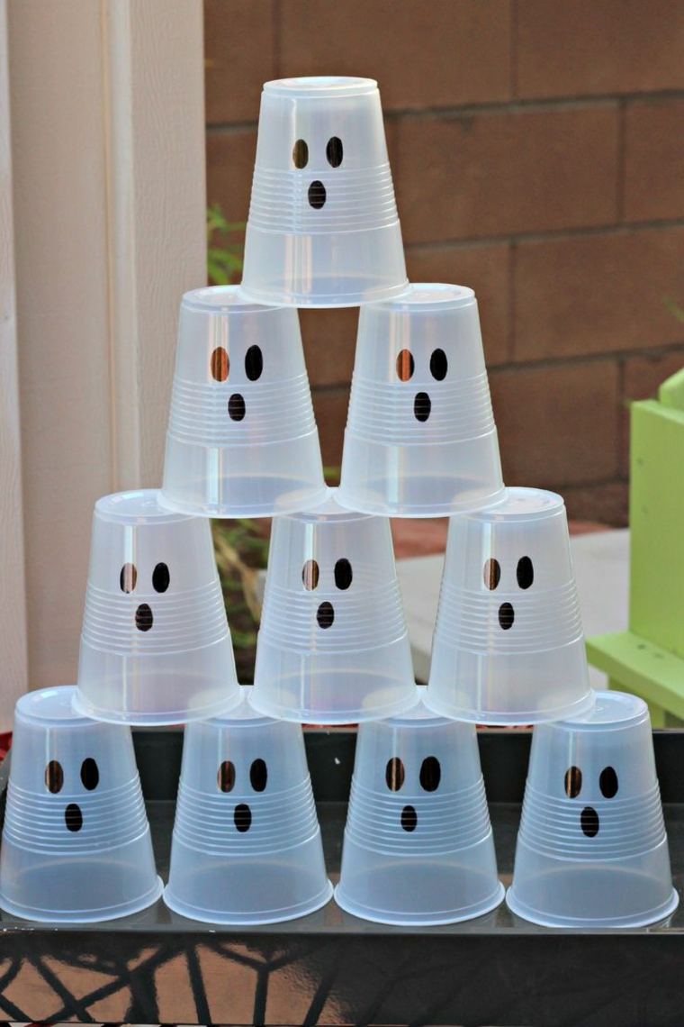 jeftine halloween deco ghost tumblers