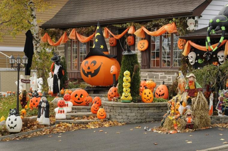 jeftini halloween deco vanjski-divovske bundeve