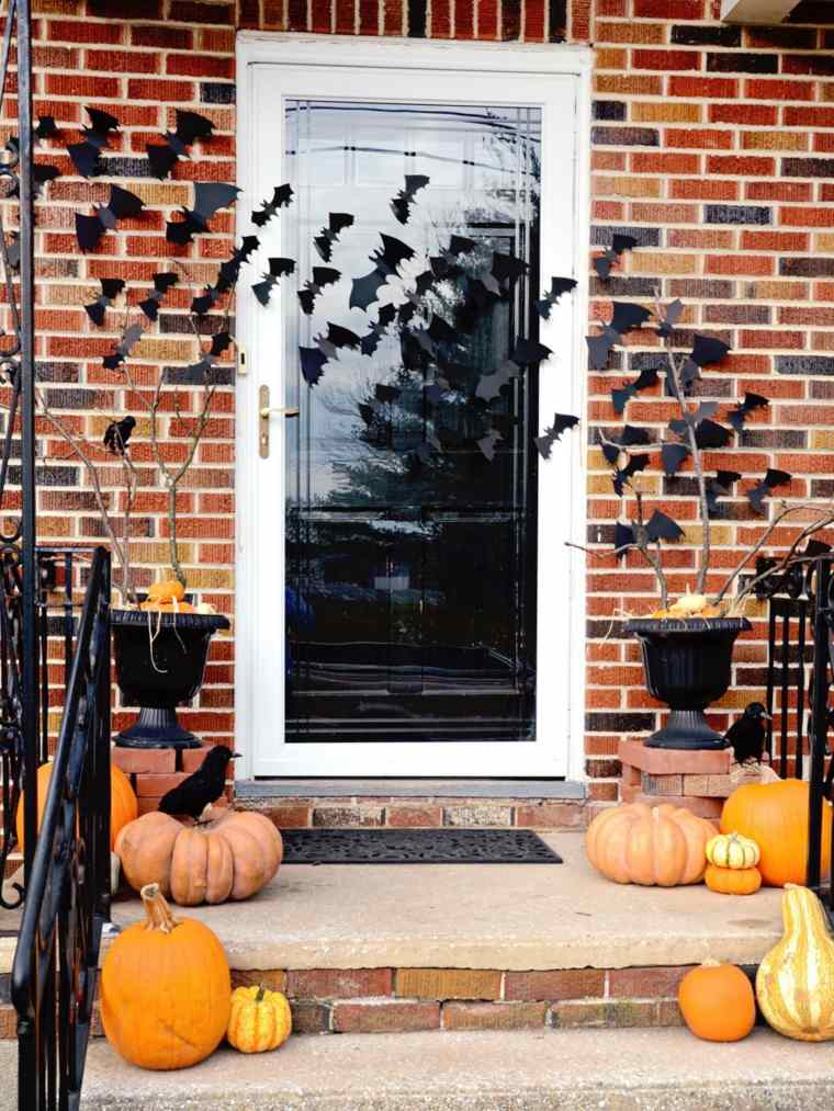 halloween deco pigūs šikšnosparniai-moliūgai