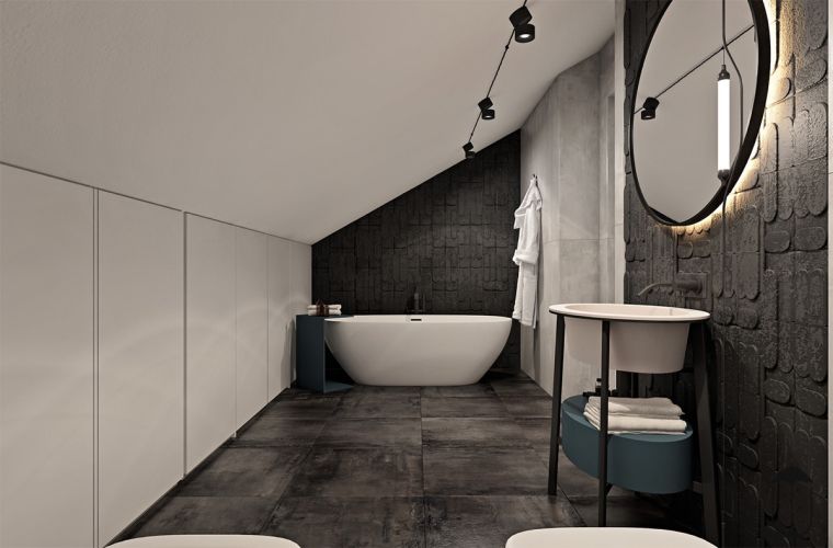 vasca-da-bagno-in-bianco-e-design-industriale