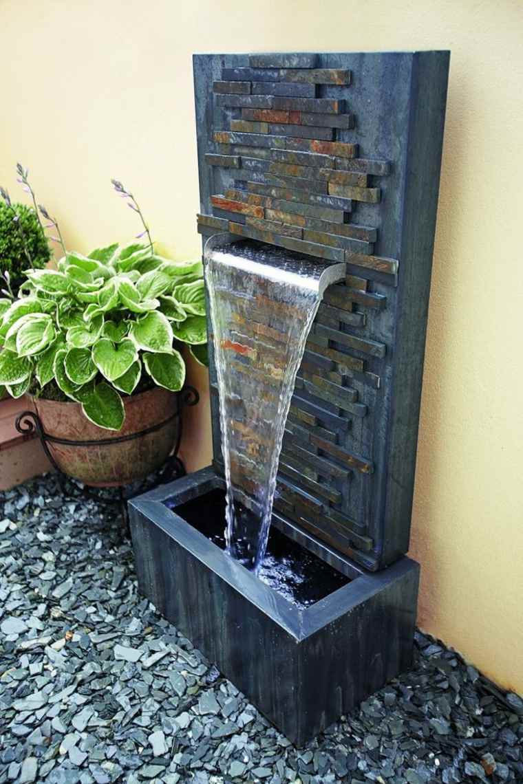 屋外禅ガーデンデコ噴水のアイデア