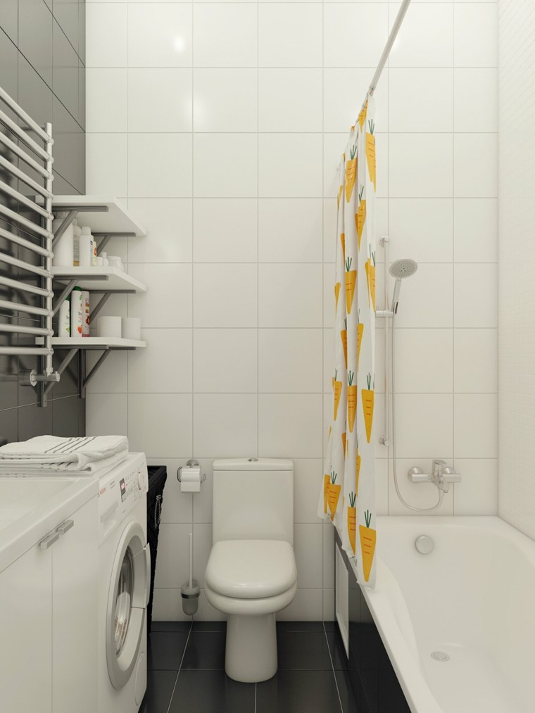 skandinavski dekor kupaonice