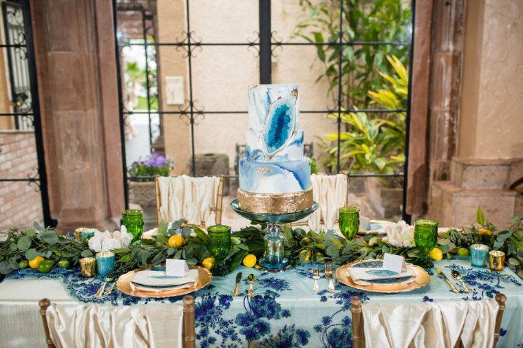 地中海-結婚式-装飾-写真-テーブル-写真