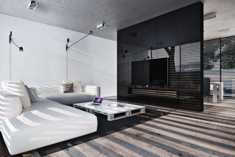 minimalistinio dizaino-deko-erdvė