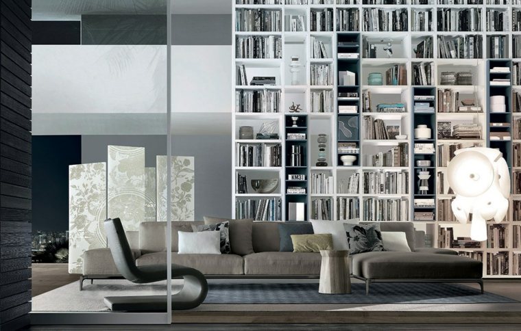 modernus svetainės dekoras pilka sofa svetainė