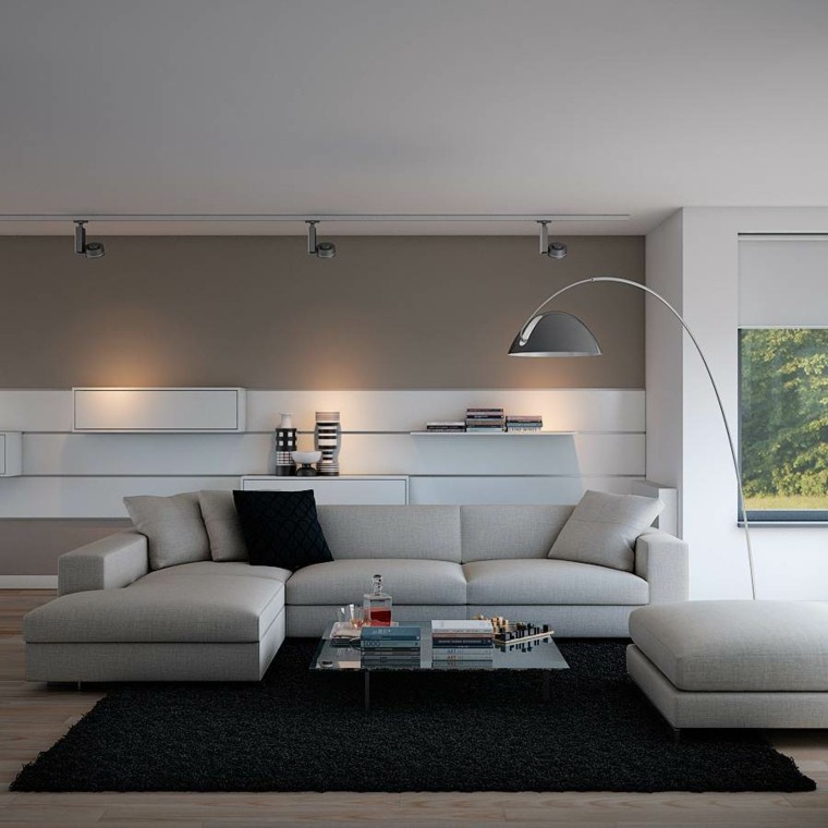 modernios interjero sofos