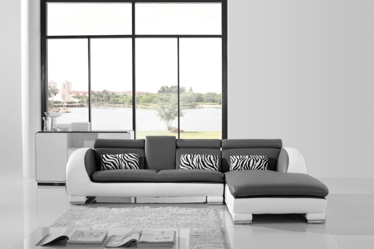 Dekoratyvinės idėjos minimalistiniai svetainės baldai