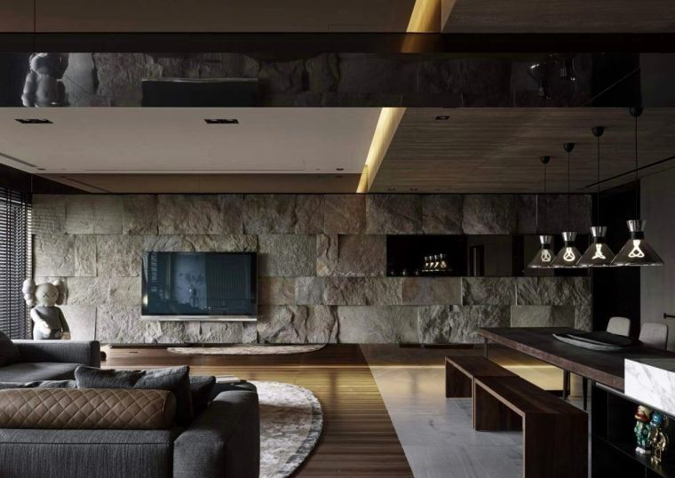nappali-deco-kő-fal-burkolat-design-belső-modern