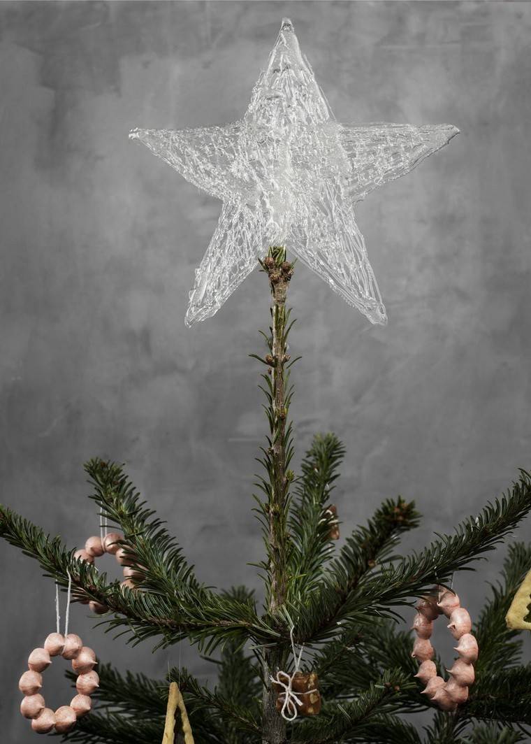 alternatív csillag dekorációs ötlet karácsony