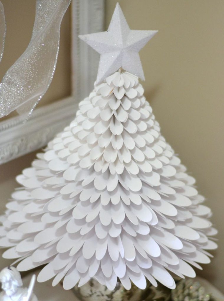 Karácsonyi dekoráció, hogy fehér karácsonyfát készítsen magának