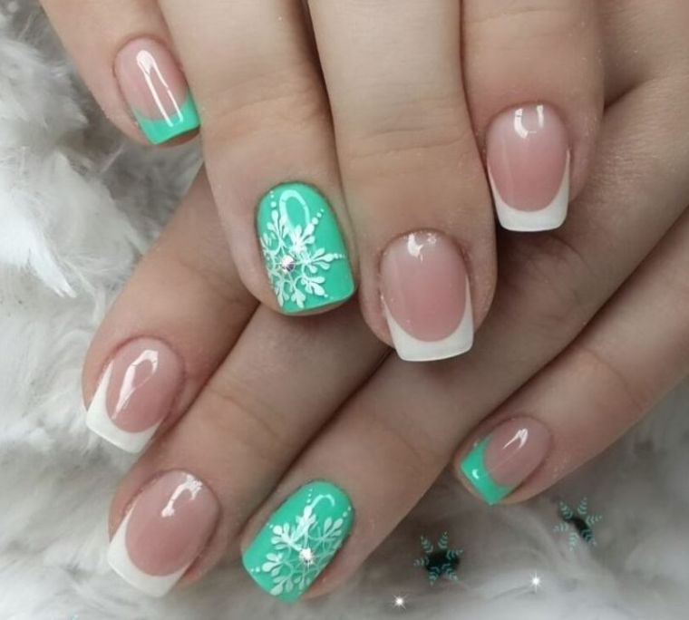 french-manicure-natale-deco-unghie