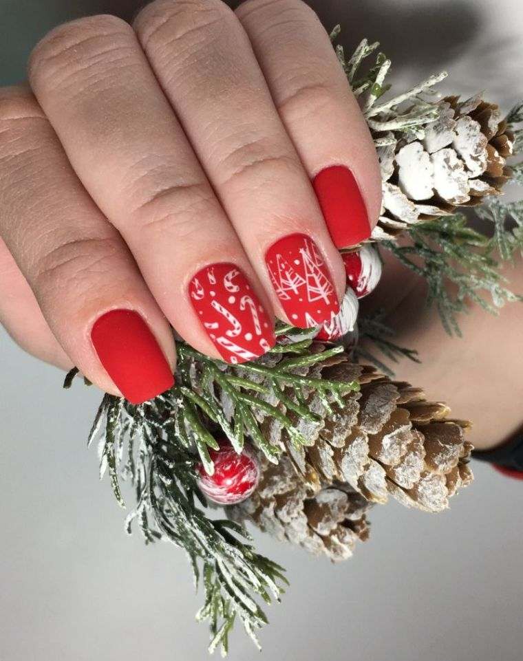 nail-trend-deco-winter-boja-crveno-bijela