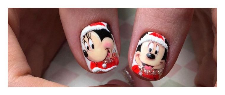 nail-deco-cool-for-winter-mickey-mouse