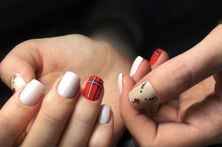 deco-nails-simple-for-winter-color-red-white-beige