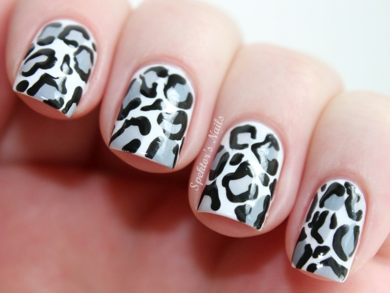 leopard nail art deco trend