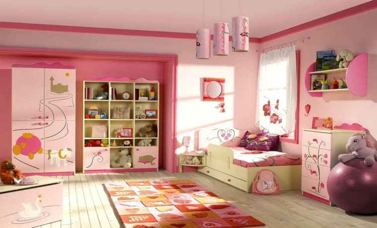 Idee per dipingere la camera da letto della ragazza rosa bozzolo mimi