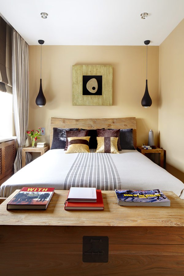 mobili da camera da letto piccola cassa di legno