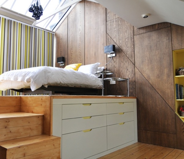 piccolo appartamento idea arredamento economico letto soggiorno cameretta piccola disposizione pratica