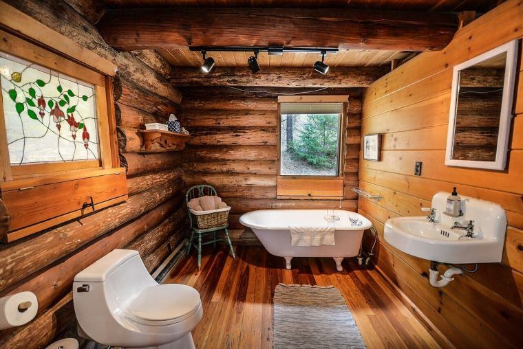 kupaonica u rustikalnom stilu