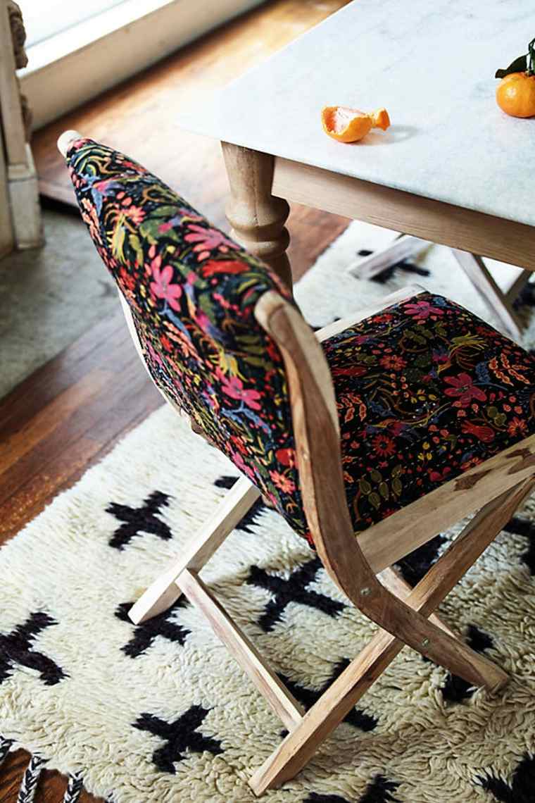 tavaszi dekorációs ötletek otthoni bútor bútor szék virágmintás