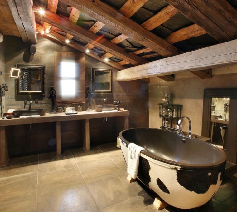 drvena greda-strop-umivaonik