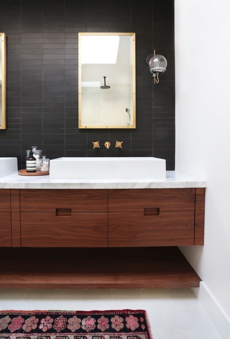 arredo bagno alla moda stile bohémien chic tappetino