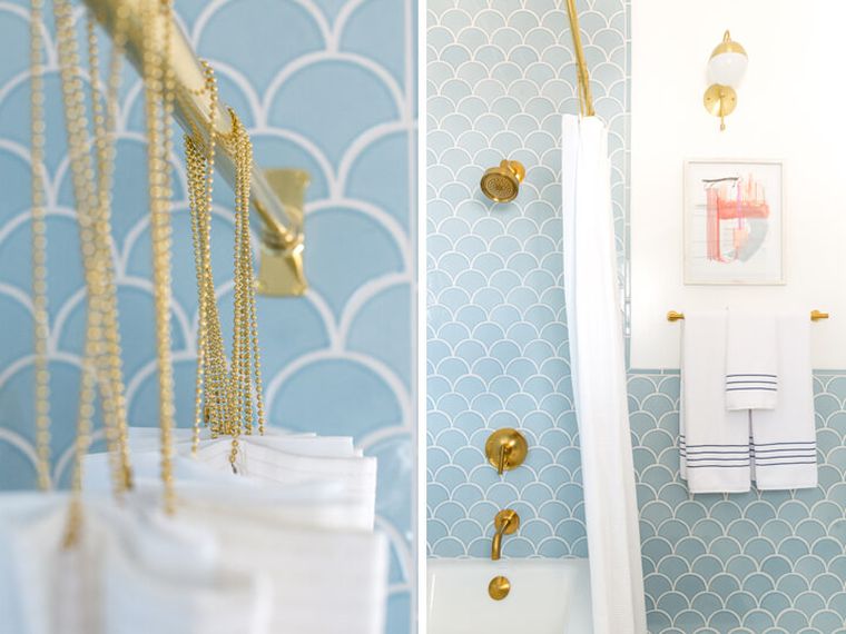 vonios kambario dekoro idėjos madingų spalvų aksesuarai