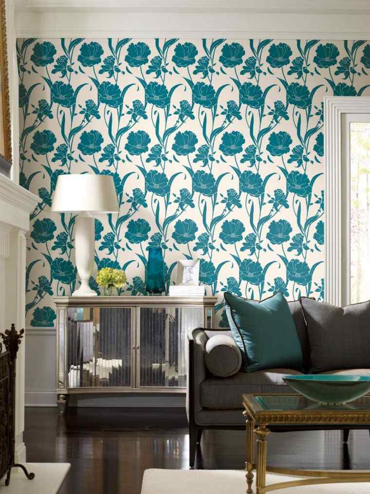 アヒルの青いリビングルームの装飾タペストリー流行の壁紙リビングルームの装飾のアイデア