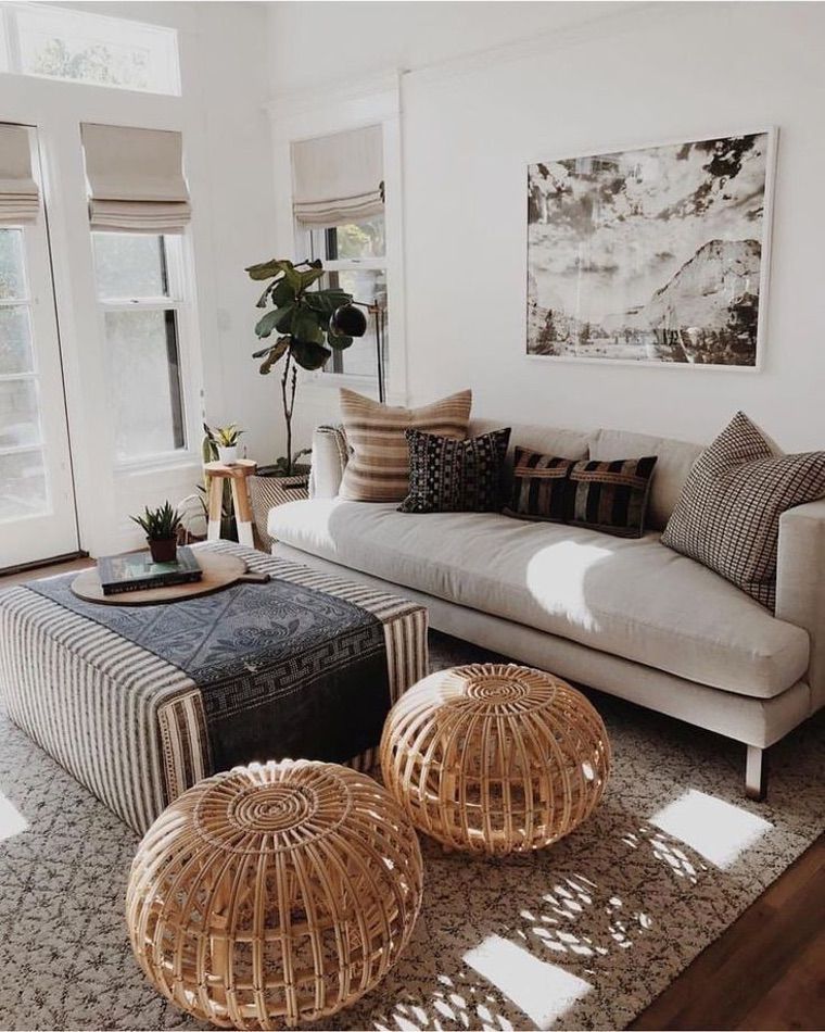 divano grigio soggiorno moderno deco primavera