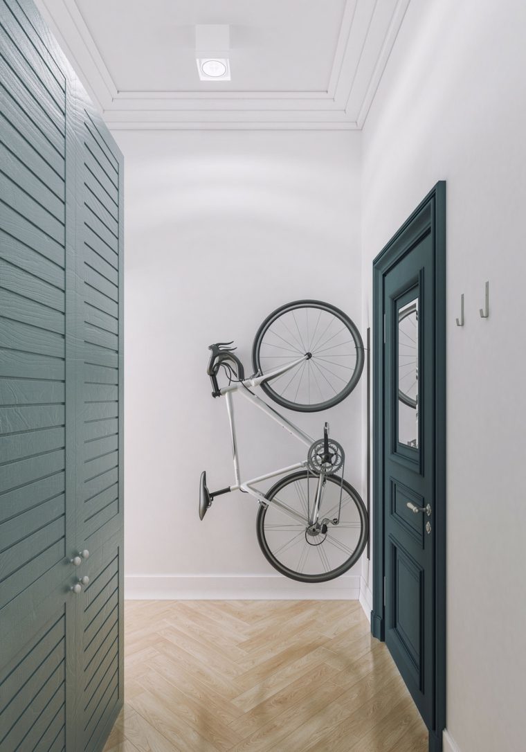 dviračių laikymo studijos mažas butas