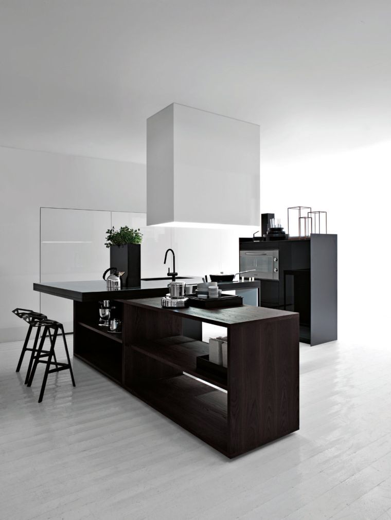 deco-stílusú-férfias-kép-fekete-konyha-fehér-festék-modern-bútorok