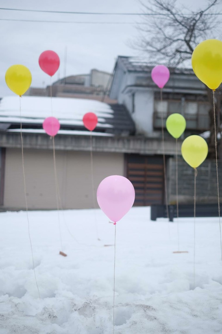 デコ誕生日のアイデア屋外風船