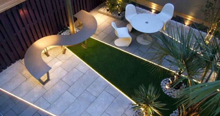 illuminazione del patio esterno a led deco in stile moderno