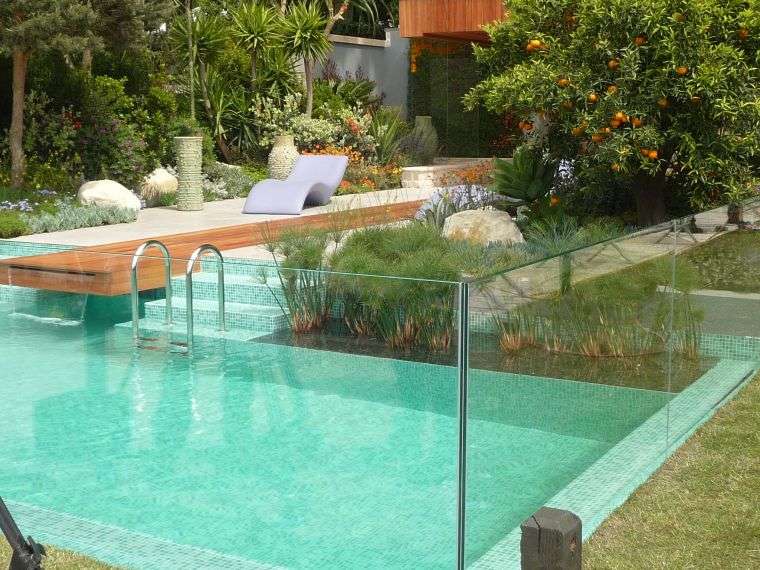 Moderna terasa deco bazen bazen vrtni krov