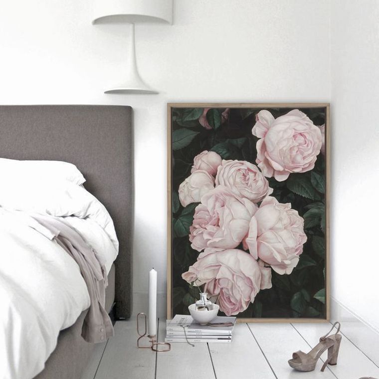 ideja-ukras-proljeće-tema-spavaća soba-cvijeće-slika