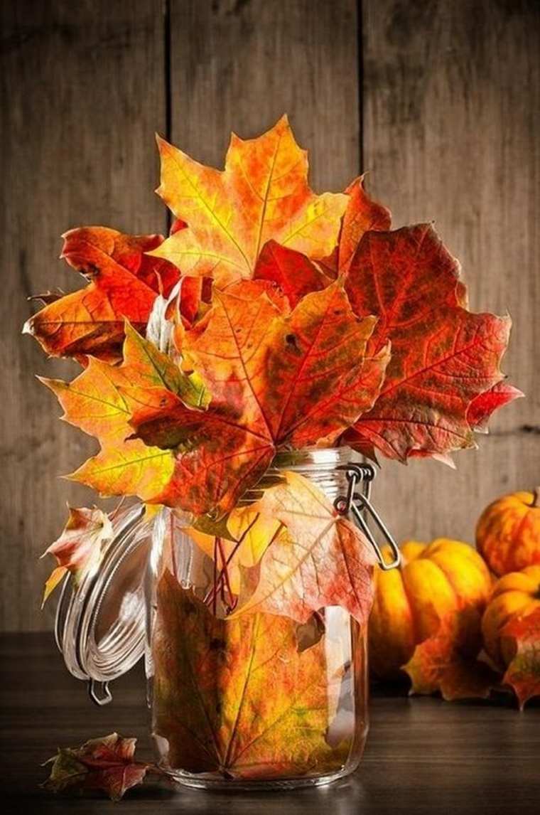 idea composizione fai da te autunno decorare spazio autunnale