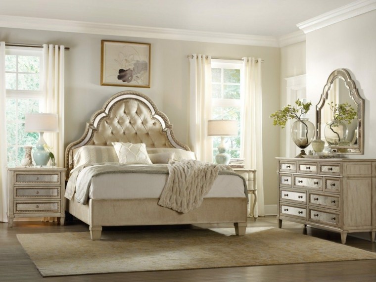 decorazione della camera da letto per adulti in stile classico moderno